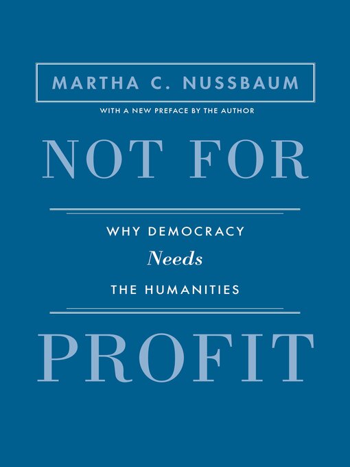 Title details for Not for Profit by Martha C. Nussbaum - Available